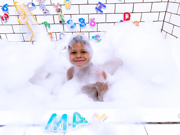 Letters & Numbers for Bathtub Time