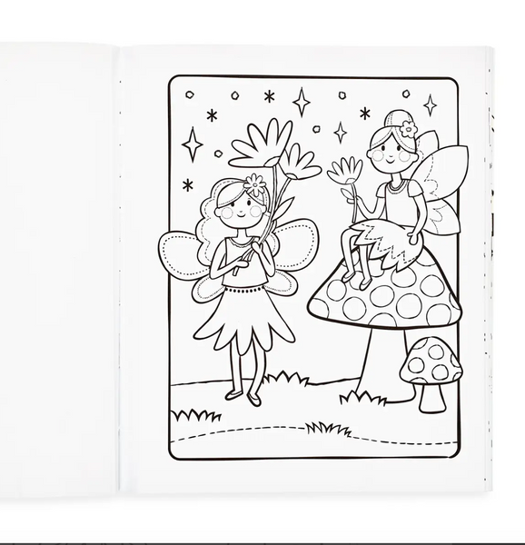 Princesses & Fairies Color-in Book