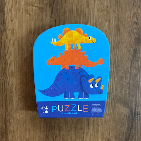 12-pc Mini Puzzle/Dino Friends