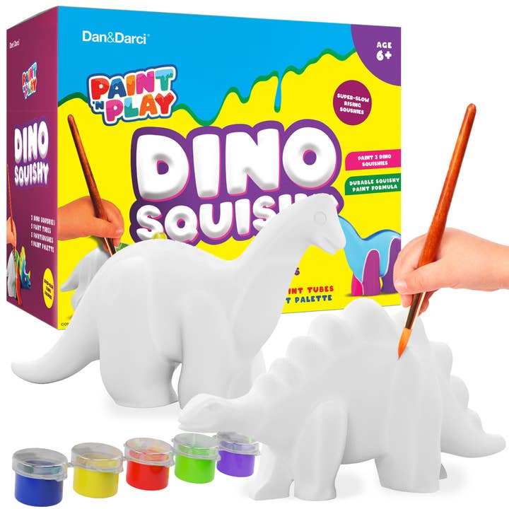 Original DIY Paint Your Own Squishies Kit. Elephant Squishy Painting Kit Slow