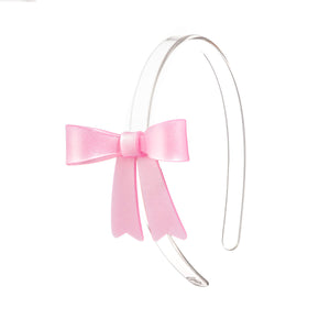 Pink French Bow Headband