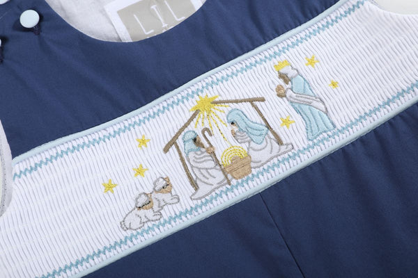 Nativity Smocked Jon Jons