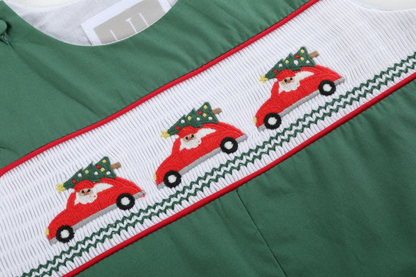 Santa Car Smocked Jon Jons