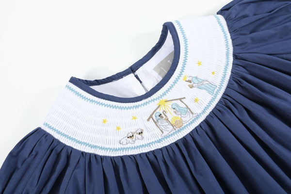 Nativity Smocked Dress