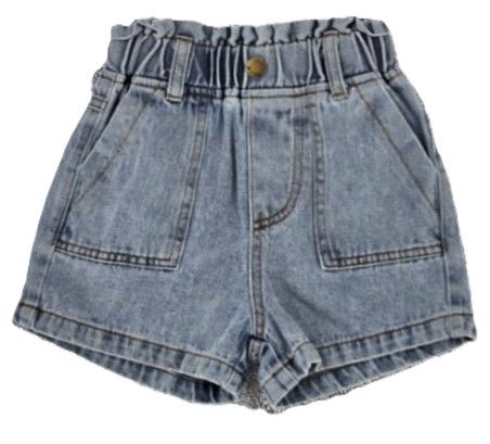 Sequin Denim Shorts
