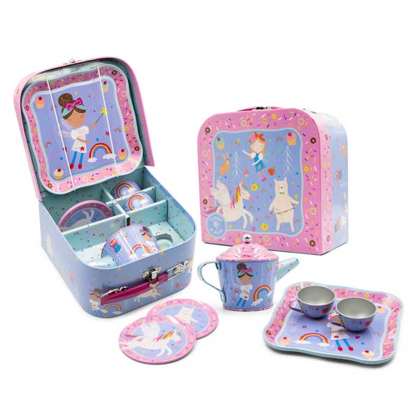 Rainbow Fairy  7 pc. Tea Set