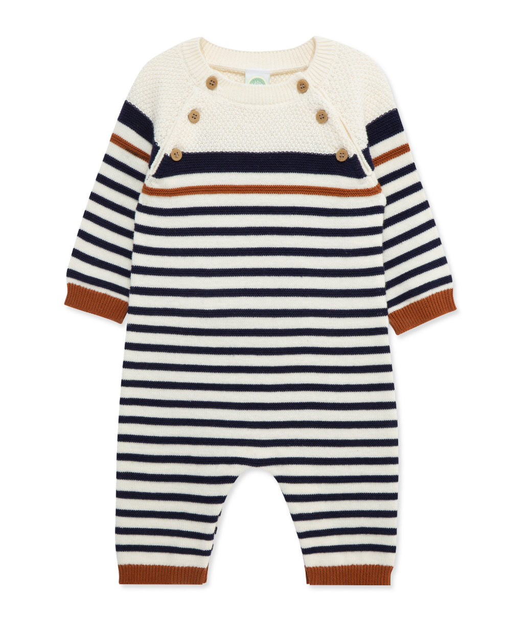 Striped Sweater Coverall