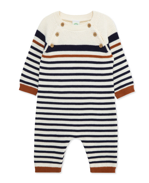 Striped Sweater Coverall