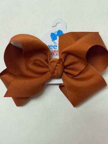 Burnt Orange King Bow