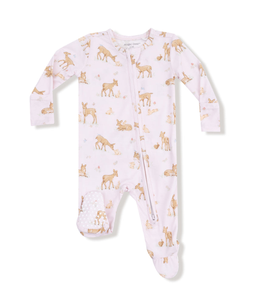 Little Fawn Ruffle Footie