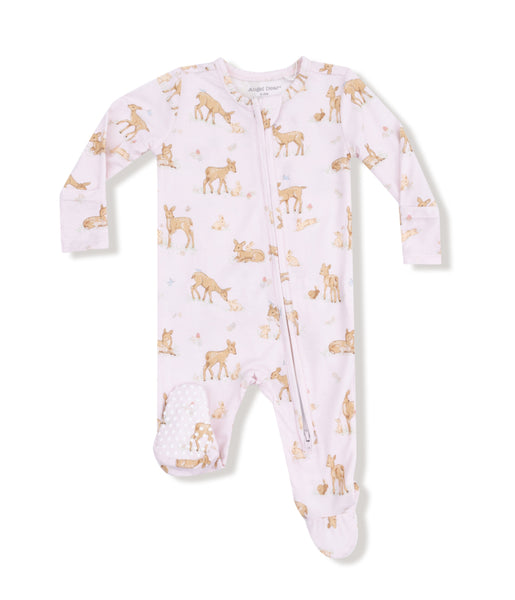 Little Fawn Ruffle Footie