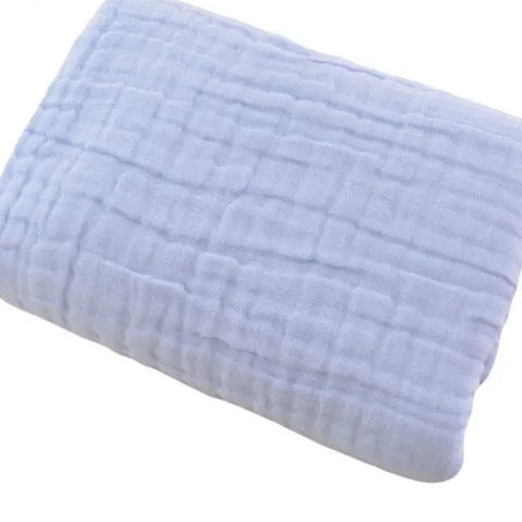 Muslin 6 Layer Blanket - Blue