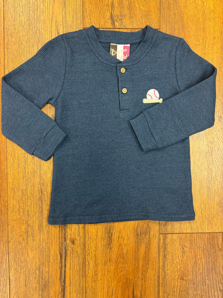 Henley Shirt - Baseball