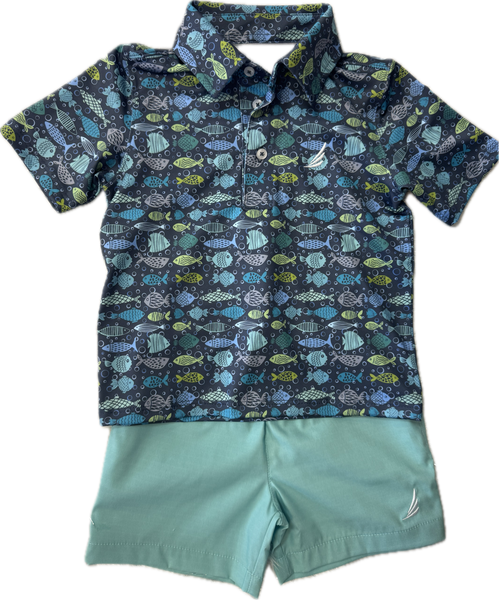 Performance Short - Aqua