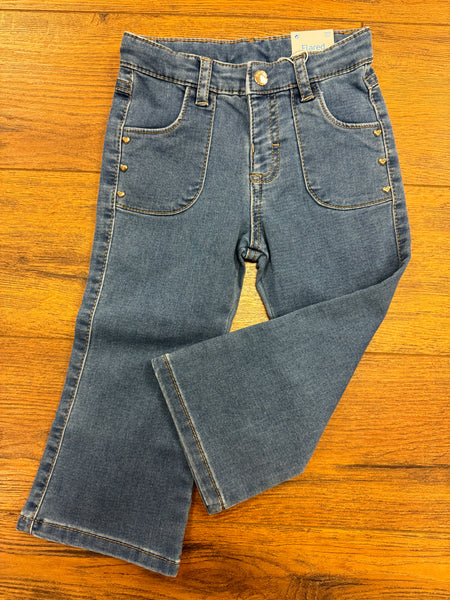 Front Pocket Denim Jeans