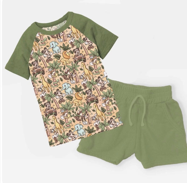 Roarin' Safari Short Set