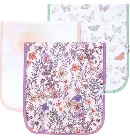 Flora Burp Cloth Set