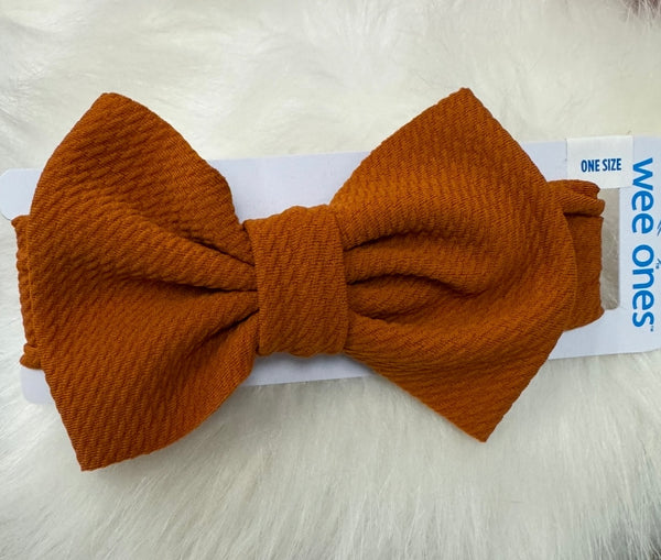 Burnt Orange Textured Headband
