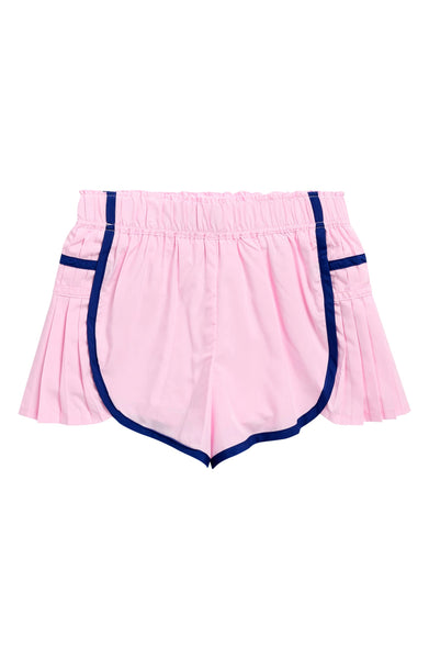 Pleated Athletic Shorts