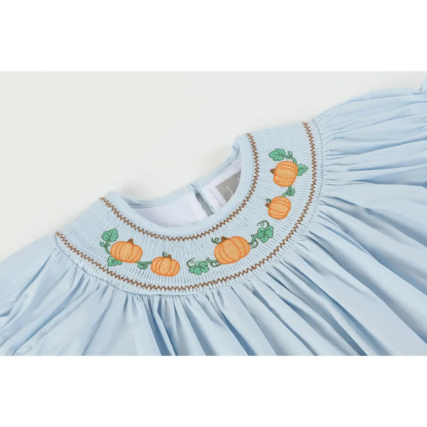Pumpkin Smocked Dress