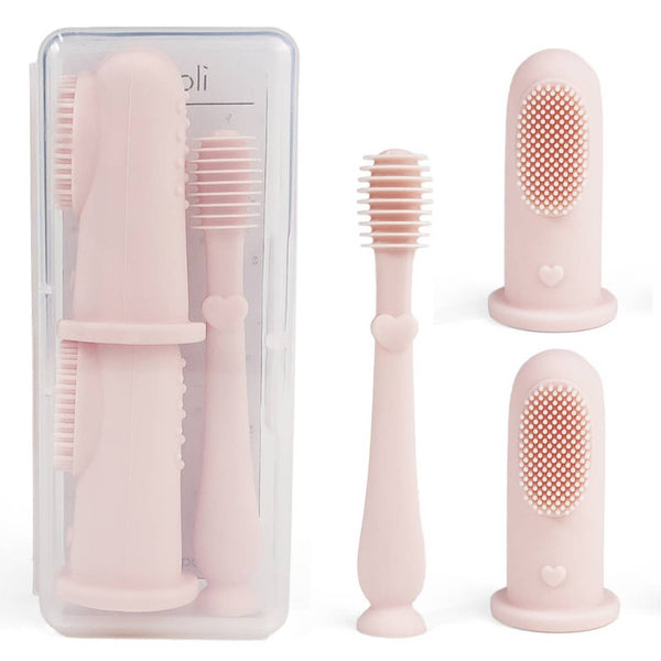 Baby Finger Toothbrush & Tongue Cleaner Set