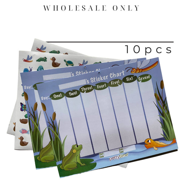 Potty Training Stickers Chart Kit