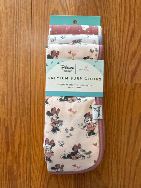 Minnie Mouse Burp Cloth Set