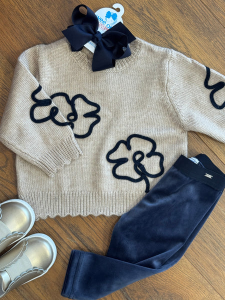 Taupe Sweater & Leggings