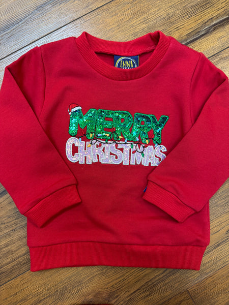 Merry Christmas Red Sweatshirt
