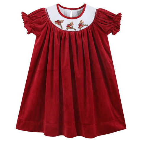 Reindeer Velvet Dress