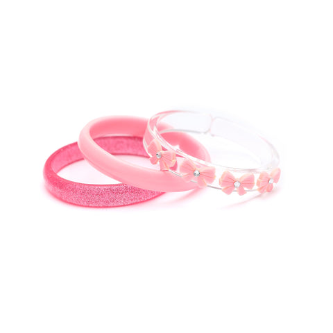 Pink Bows Bangles