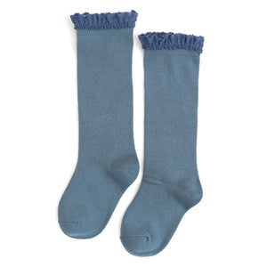 Lace Top Denim Socks