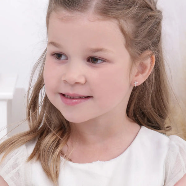 Baptism Cross Earings