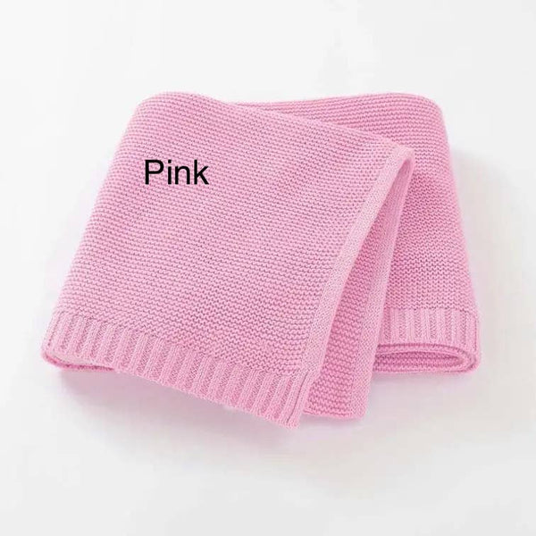Knit Pink Blanket
