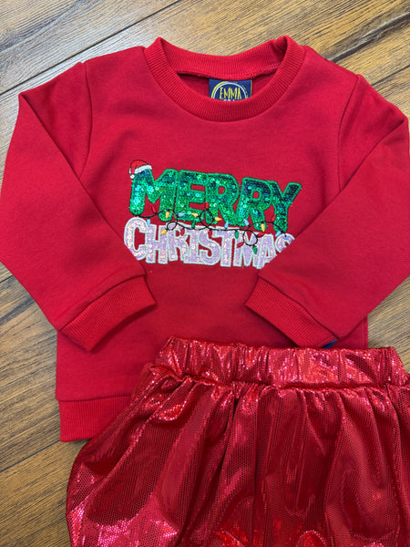 Merry Christmas Red Sweatshirt