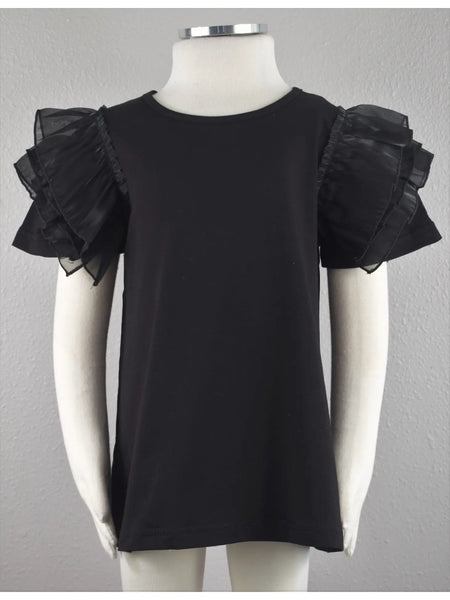 Ruffle Sleeve Top