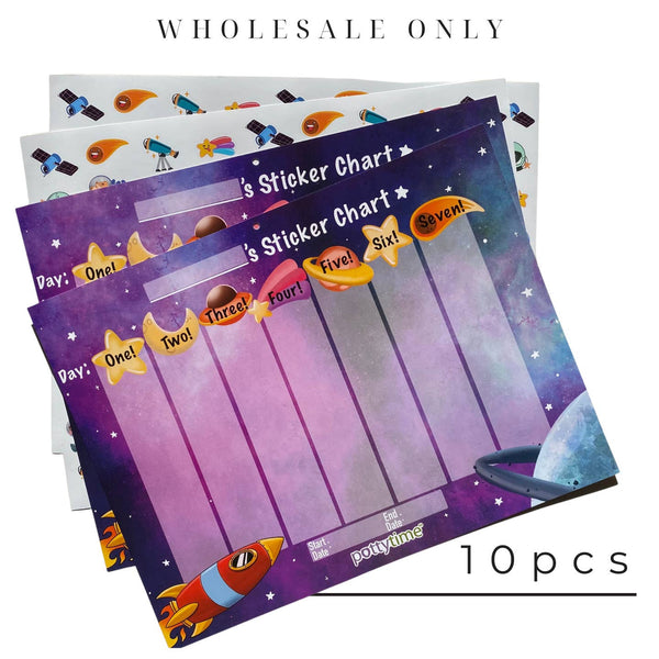 Potty Training Stickers Chart Kit