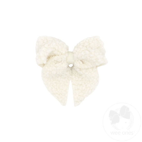 Sherpa Small Whimsy Tail-Antique White