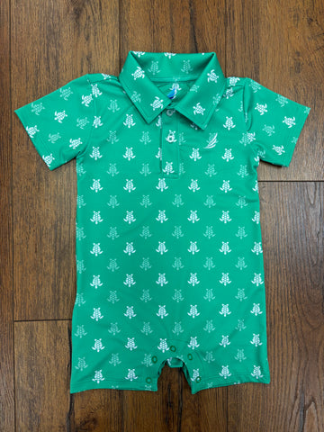 Turtle Performance Polo Romper