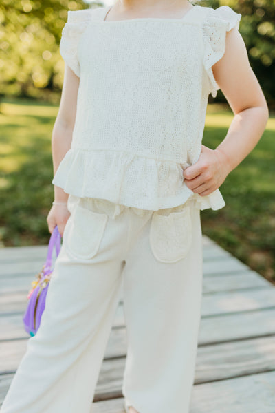 Crocheted Pant Set