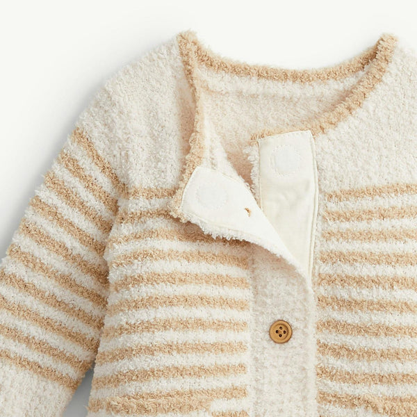 Chenille Sweater Romper - Khaki