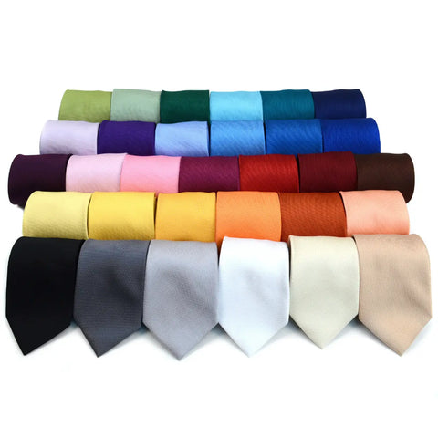 Boys Solid Woven Tie