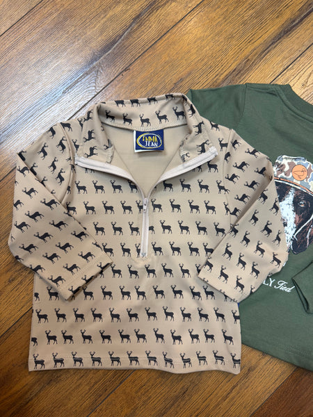 Deer Pullover 1/4 Zip