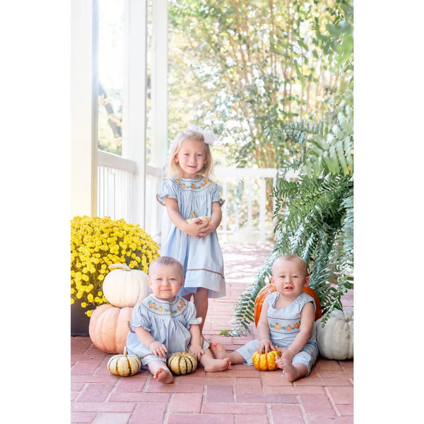 Pumpkin Smocked Dress