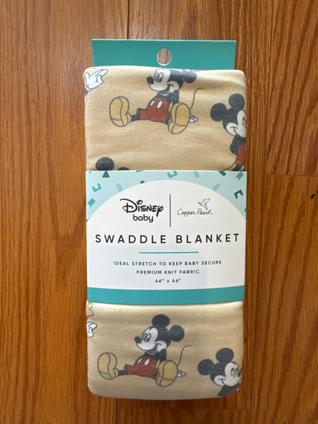 Mickey Mouse Knit Swaddle Blanket