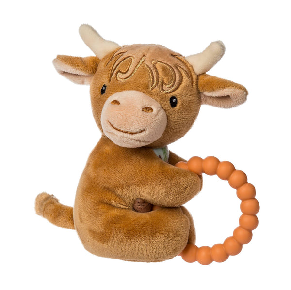 Hetty Highland Cow Teether Rattle