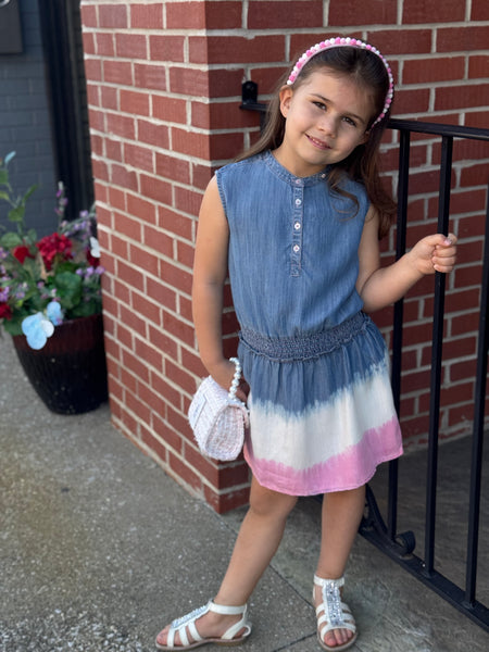 Sunset Dip Dye Dress