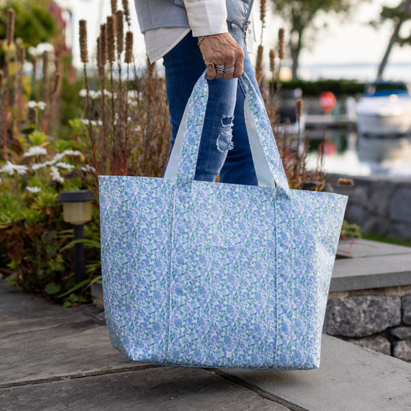 JUMBO TOTE-X-LARGE HAMPTONS FLORAL