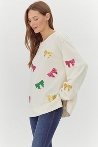 Ribbon Sweatshirt