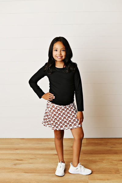 Black Ruched Top